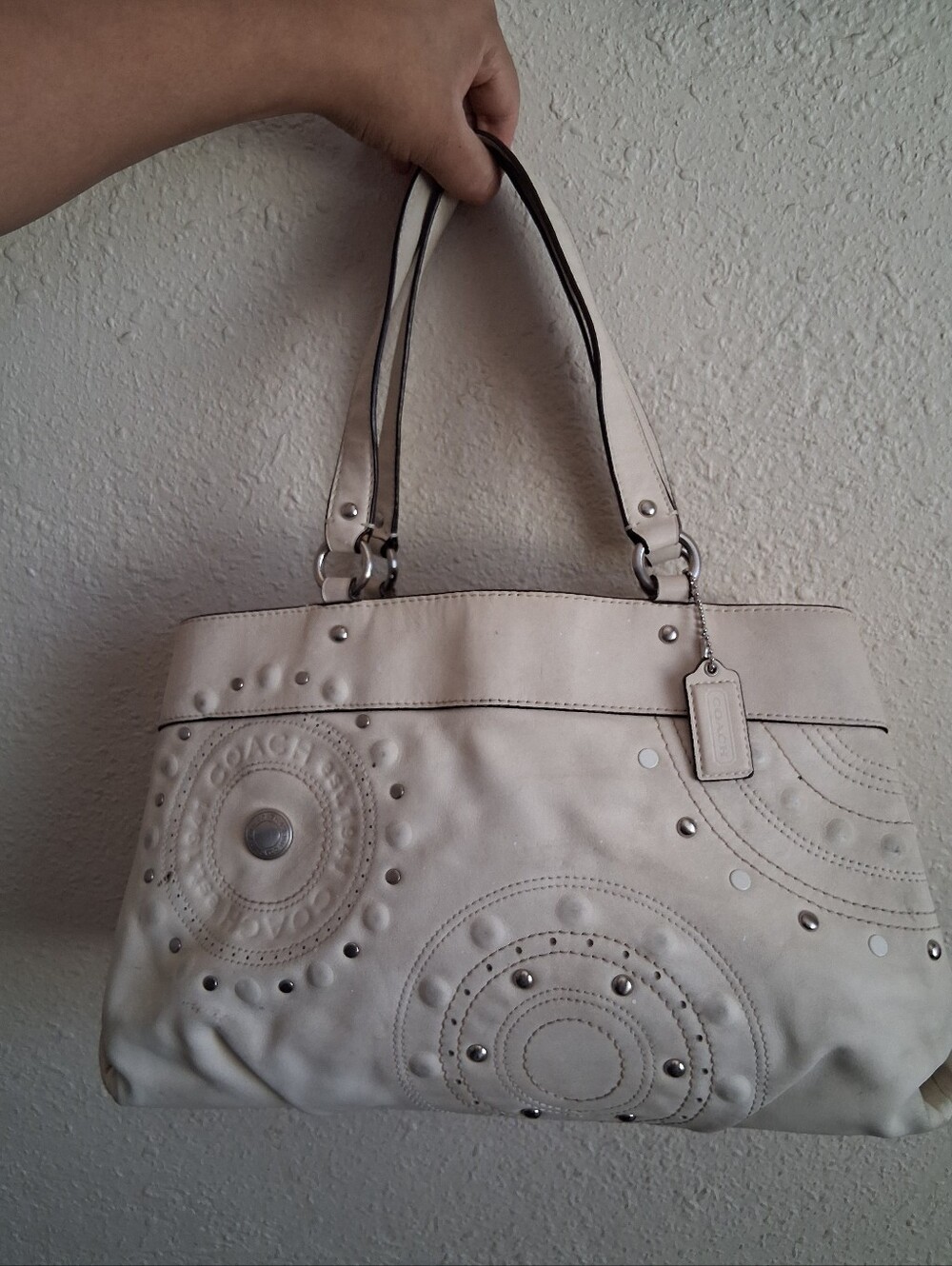 White Coach Shoulder Bag